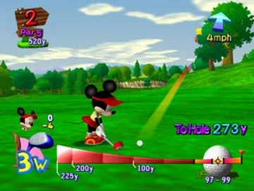 Disney Golf screen shot game playing